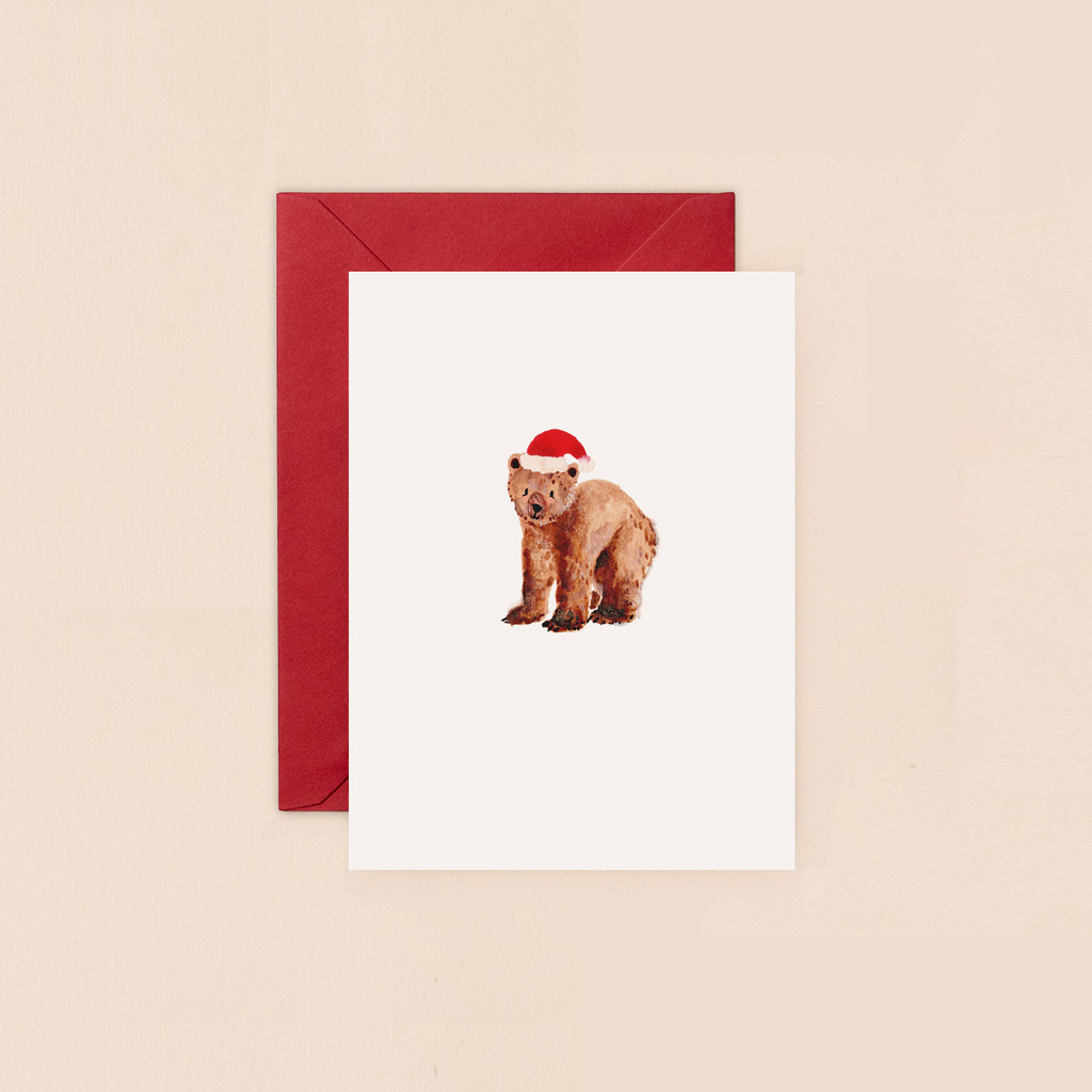 Christmas Bear Christmas Mini Card BIJX23
