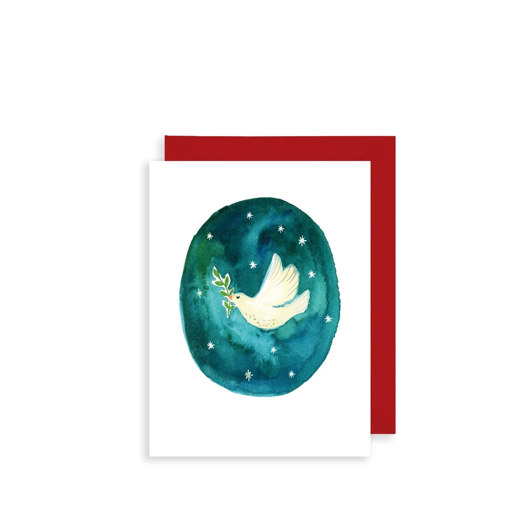 Flying Dove Mini Christmas Card BIJX46