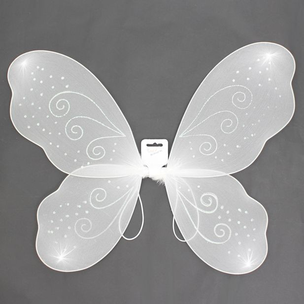 White Net Fairy Wings