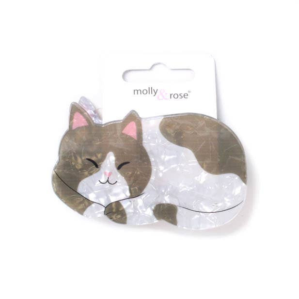 Sleeping Cat Hair Clamp