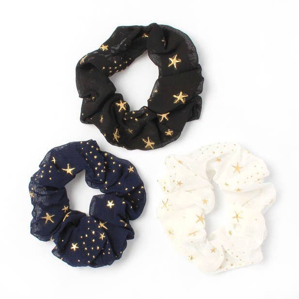 Star Print Scrunchie