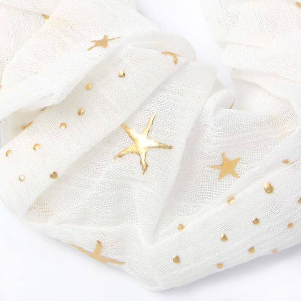 Star Print Scrunchie