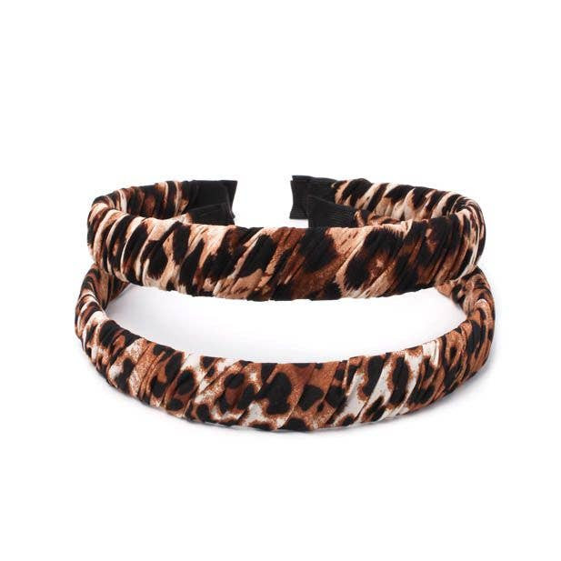 Ruched Animal Print Aliceband