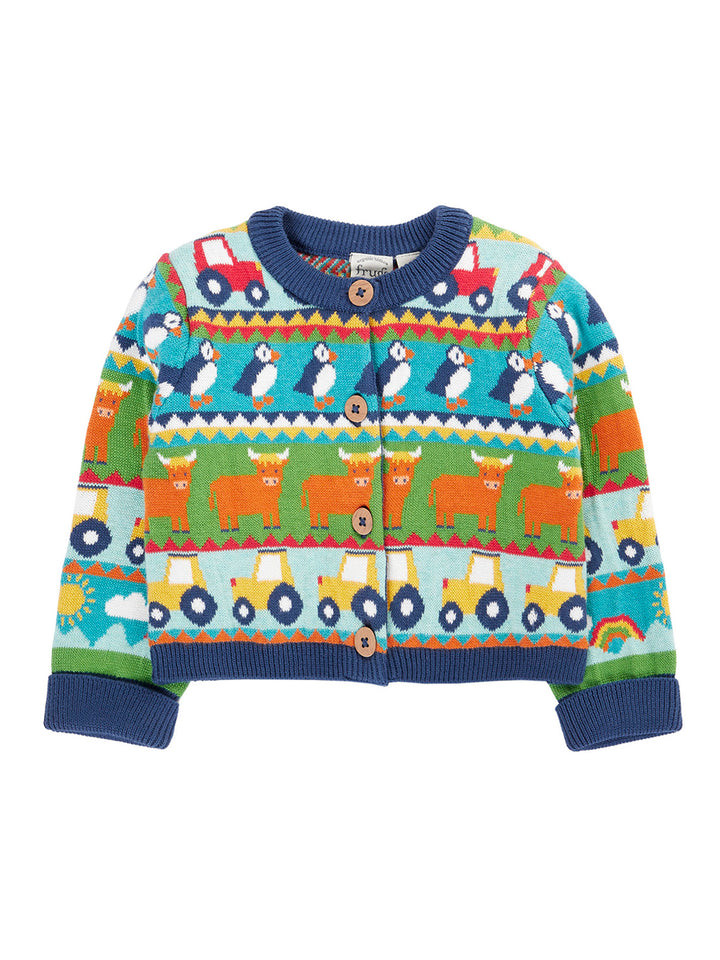 Robyn Fairisle Cardigan - Farm Fair Isle