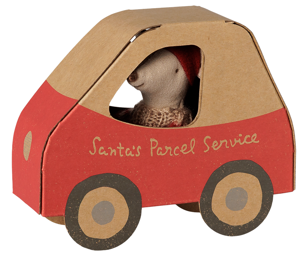 Christmas Mouse - Little Sister In Car Box