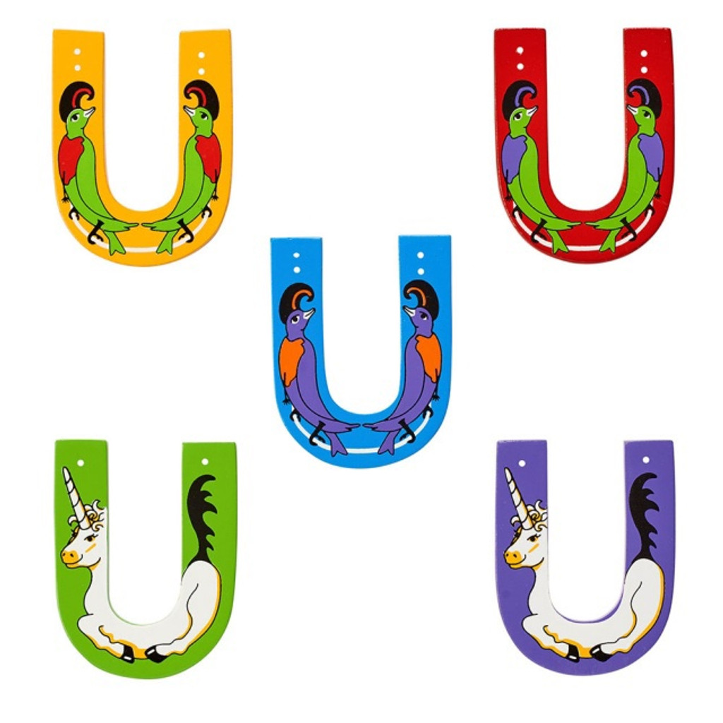 'U' Wooden Animal Letter