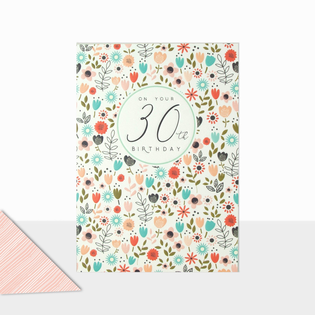 30th Birthday Floral HY96