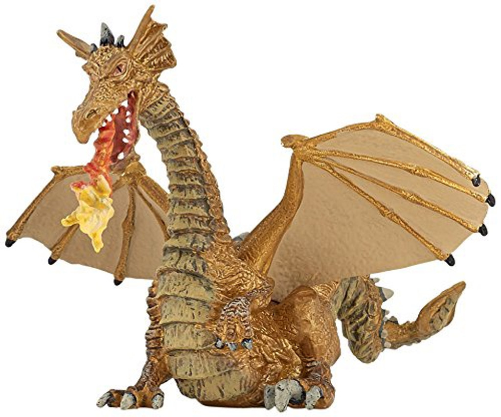 Dragon with Flame (Gold) - Papo