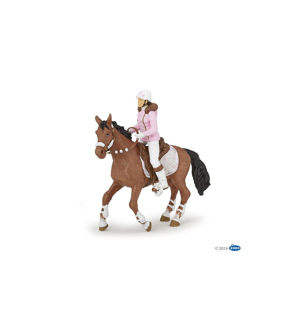 Winter Riding Girl Horse - Papo