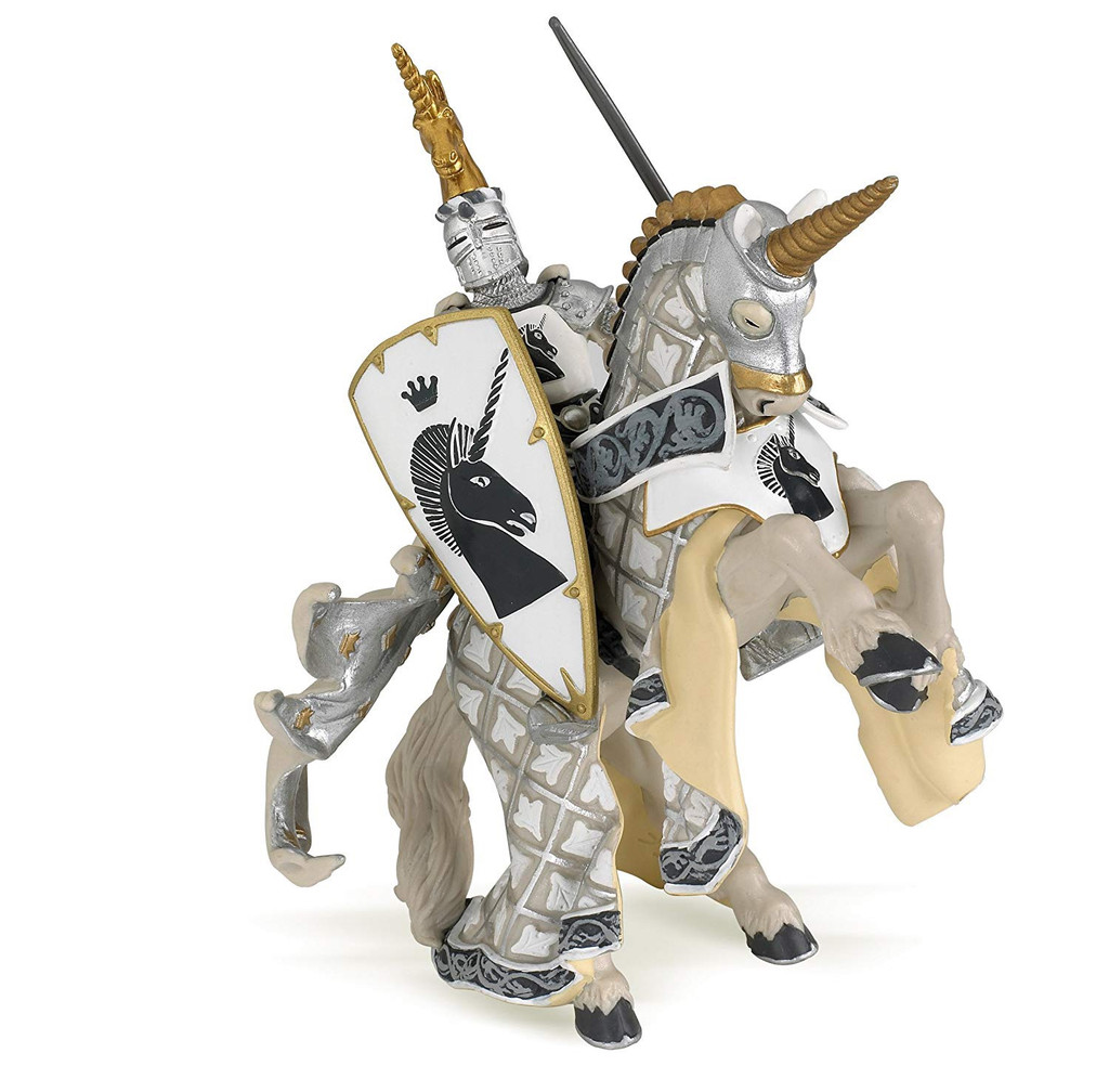 Weapon Master Unicorn  Horse (Silver) - Papo