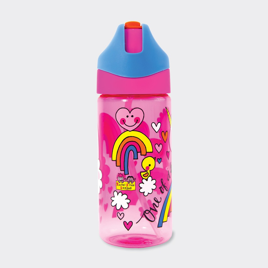 One Of A Kind Unicorn - Drinks Bottle With Straw 350ml