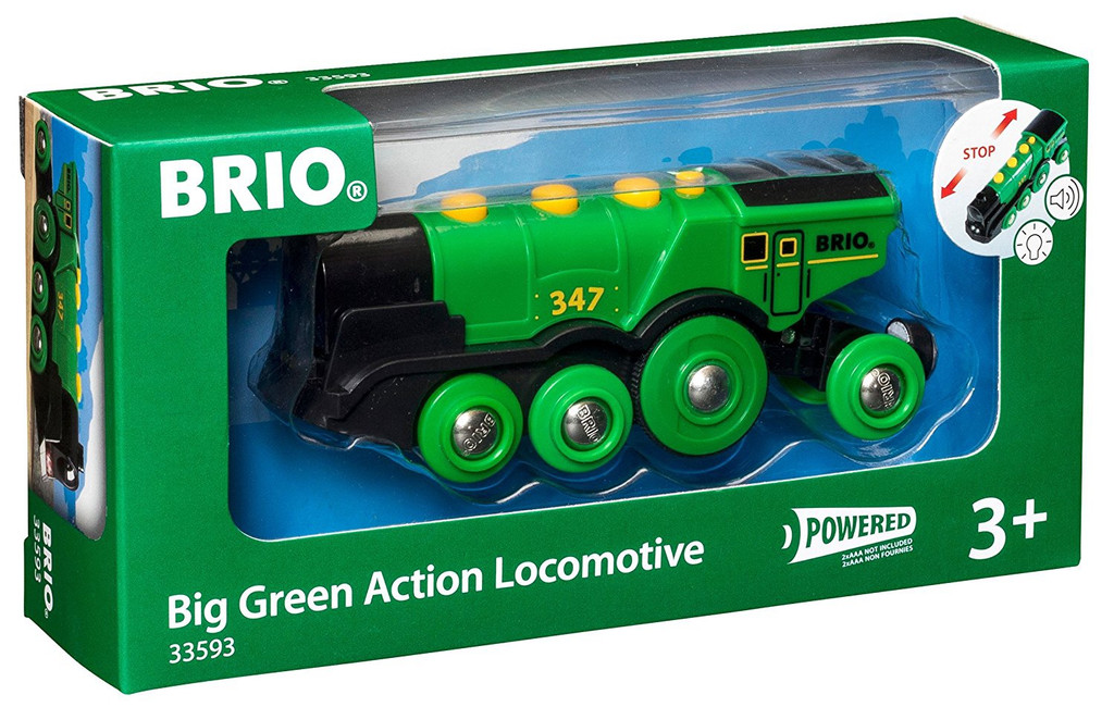 Big Green Action Locomotive - Brio