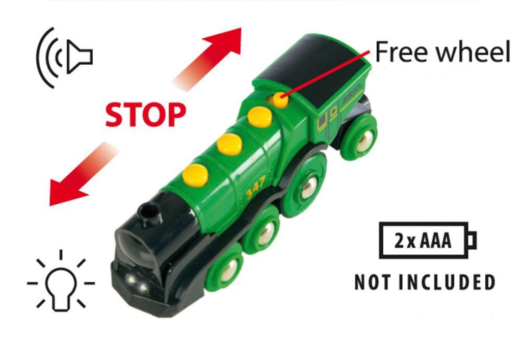 Big Green Action Locomotive - Brio