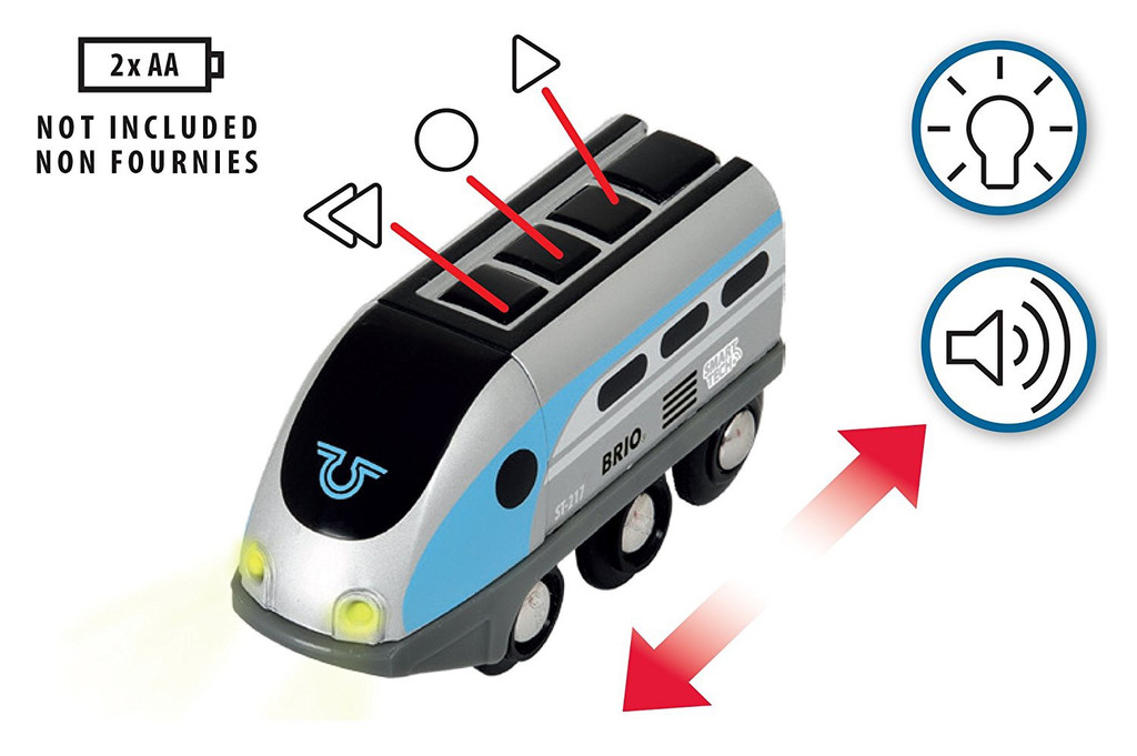 Smart Tech Railway - Engine with Action Tunnels - Brio