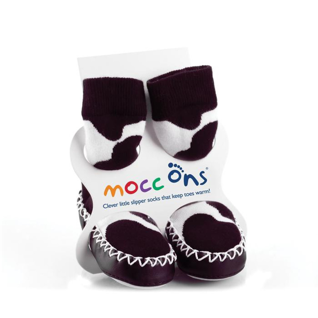 Mocc Ons - Cow Print