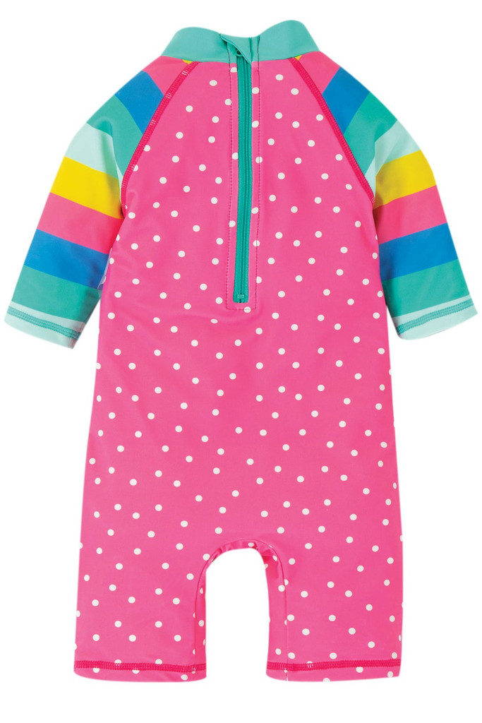 Little Sun Safe Suit - Flamingo Spot/Fish