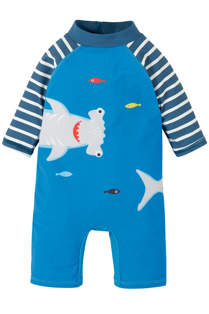 Little Sun Safe Suit - Motosu Blue/Shark