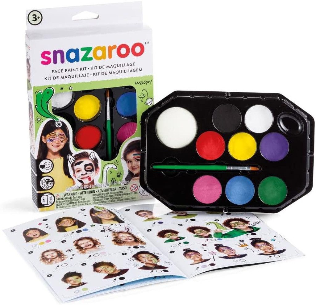 Unisex Rainbow Palette Face Paint Kit