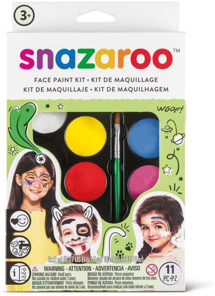 Unisex Rainbow Palette Face Paint Kit