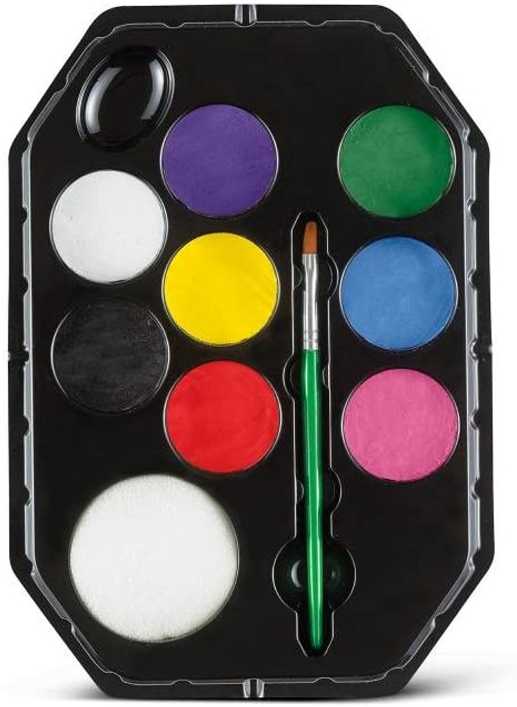Unisex Rainbow Palette Face Paint Kit