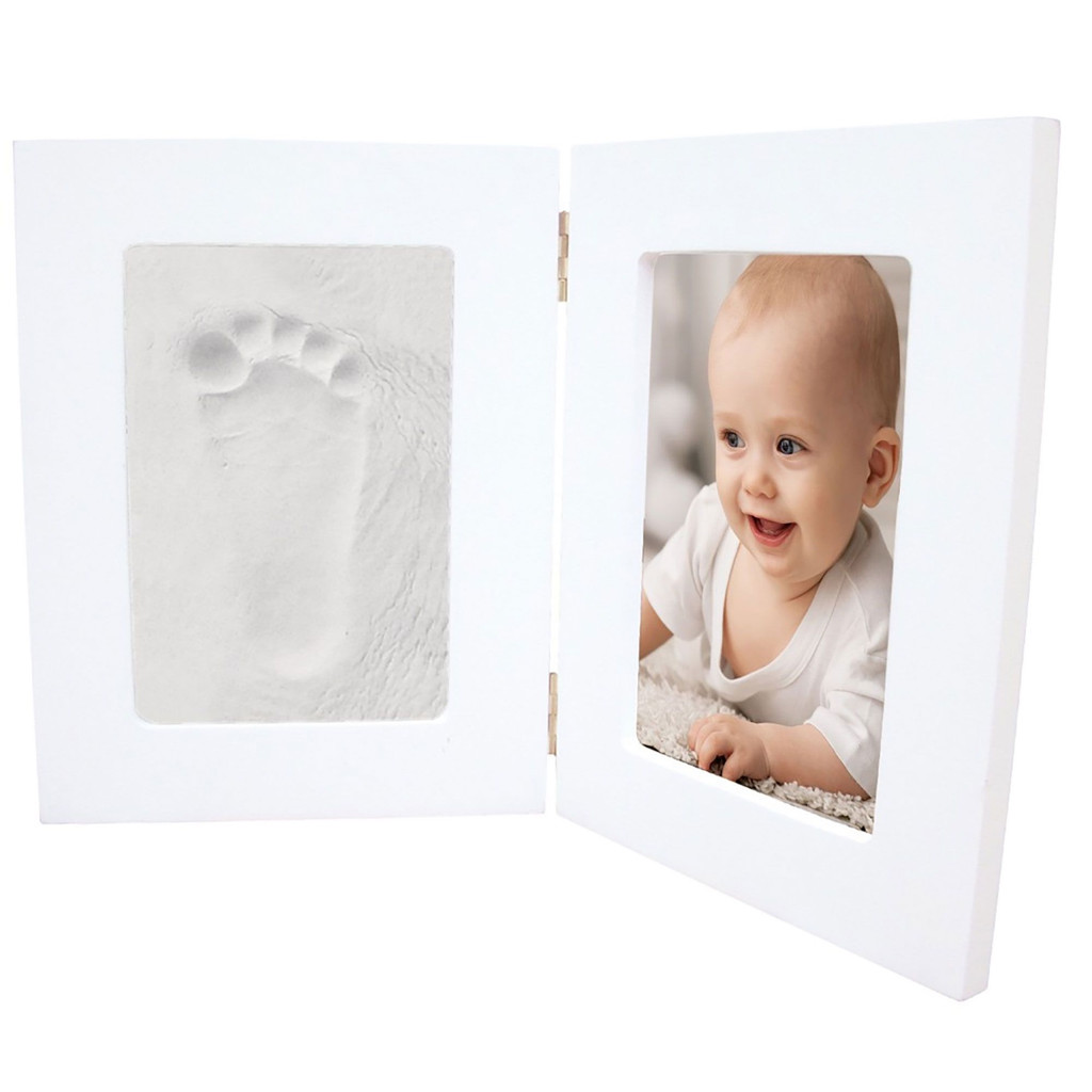 Happy Hands Double Frame - White