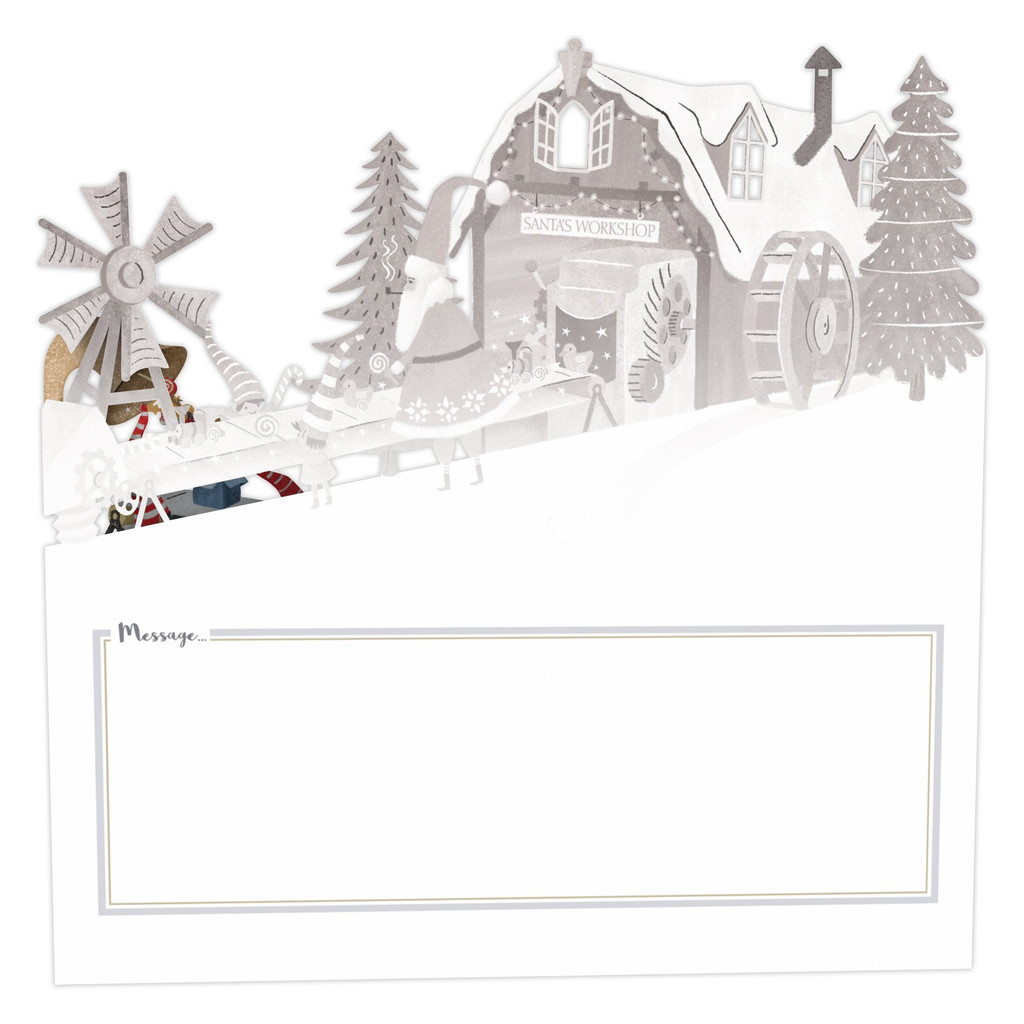 The Christmas Workshop - Zig-Zag Christmas Card XH010