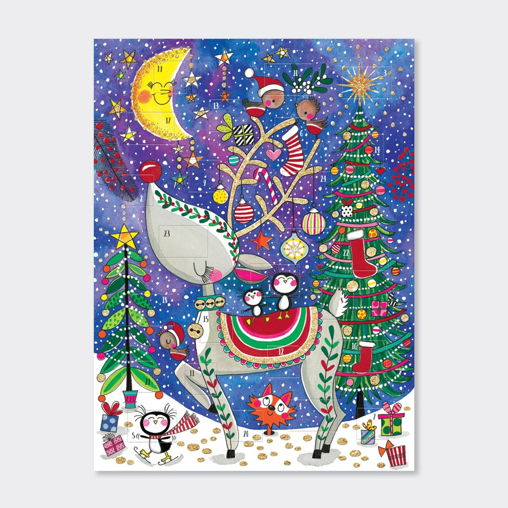 Reindeer & Moon - Advent Calendar