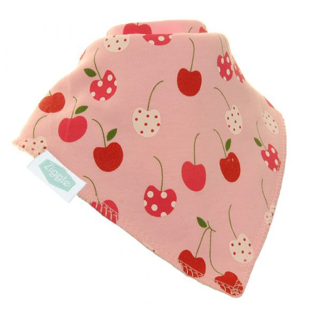 Cherries Dribble Bib