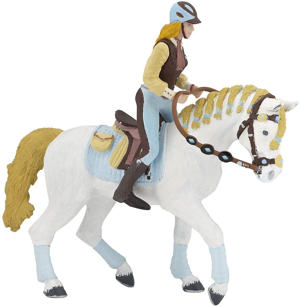 Trendy Riding Women's Horse Blue - Papo