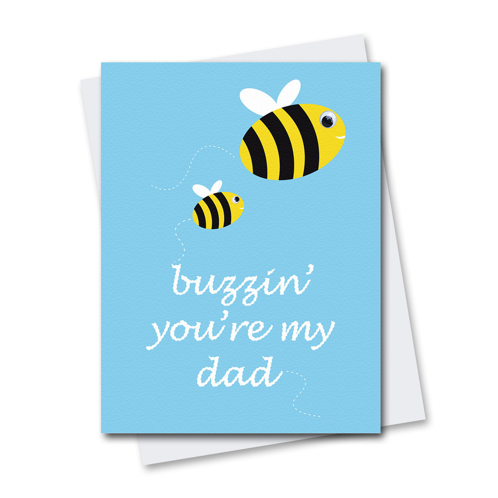 Buzzin’ Dad Wobbly Eye Card 626