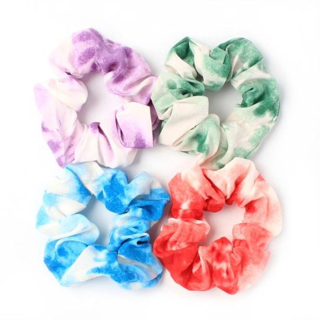 Tie Dye Print Scrunchie