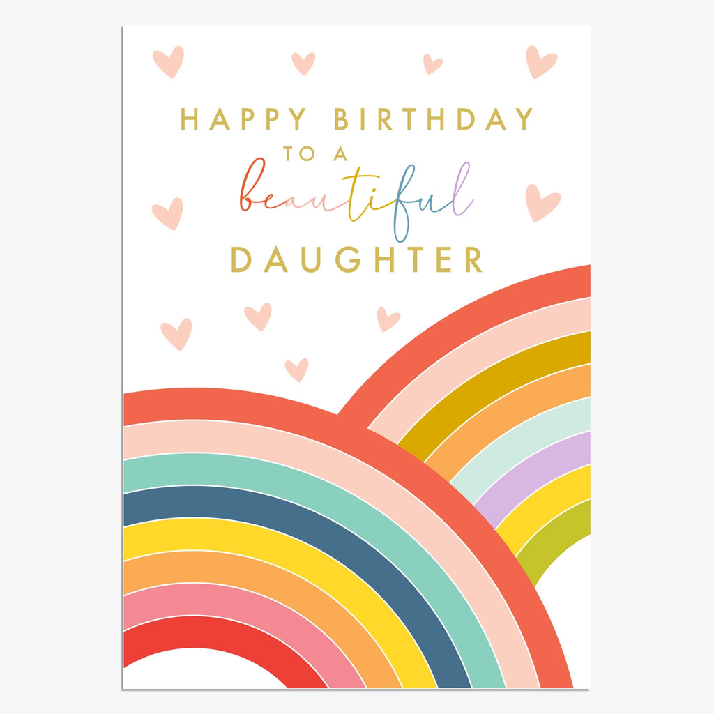 Daughter Rainbow Birthday LEM38