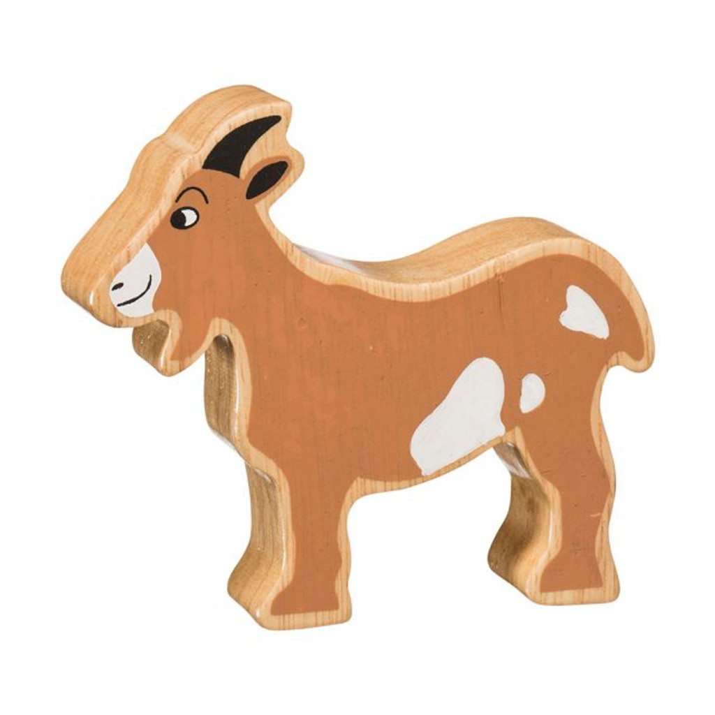 Natural Wooden Brown Goat