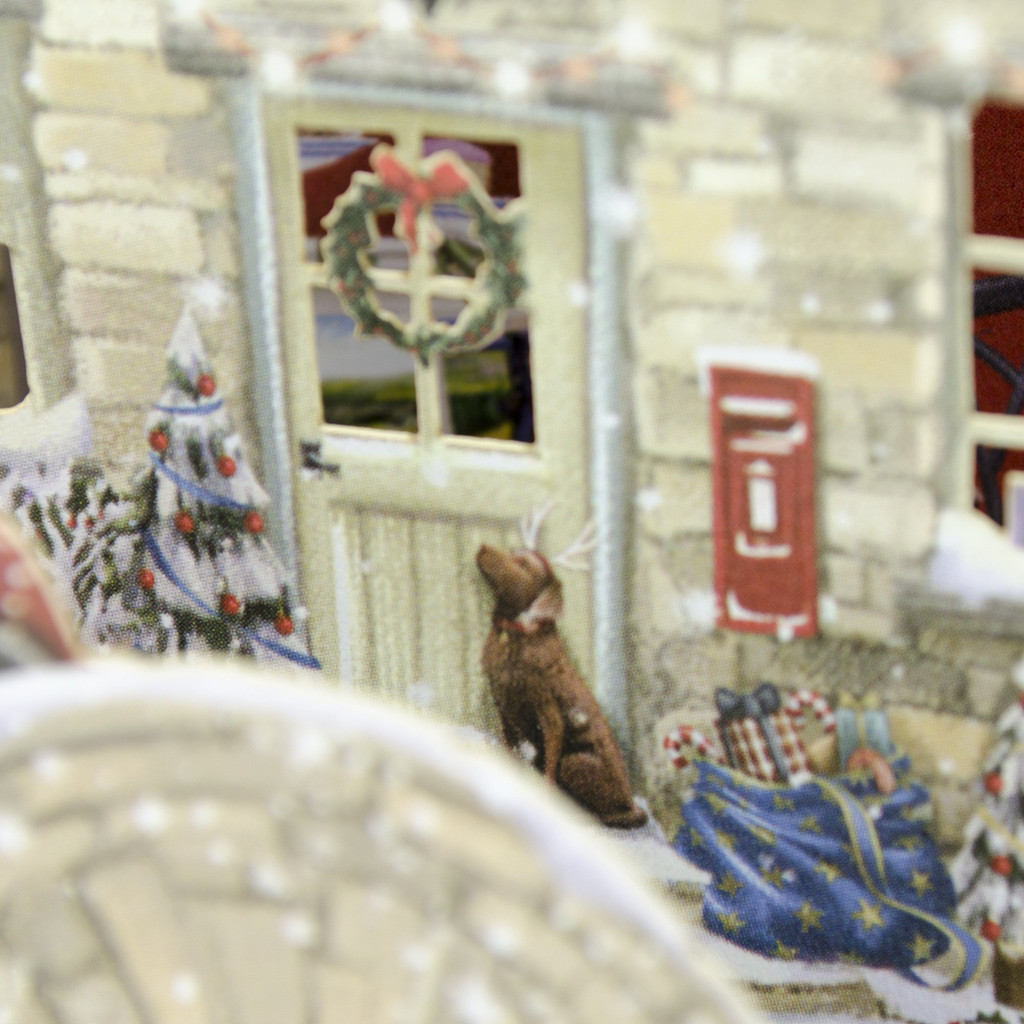 Christmas At The Old Post Office - 3D Christmas Card XTW006