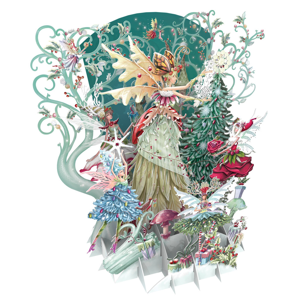 Fairy Queen -  3D Christmas Card XTW009