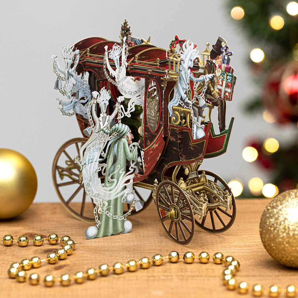 Christmas Carol 3D Christmas Card X3D024