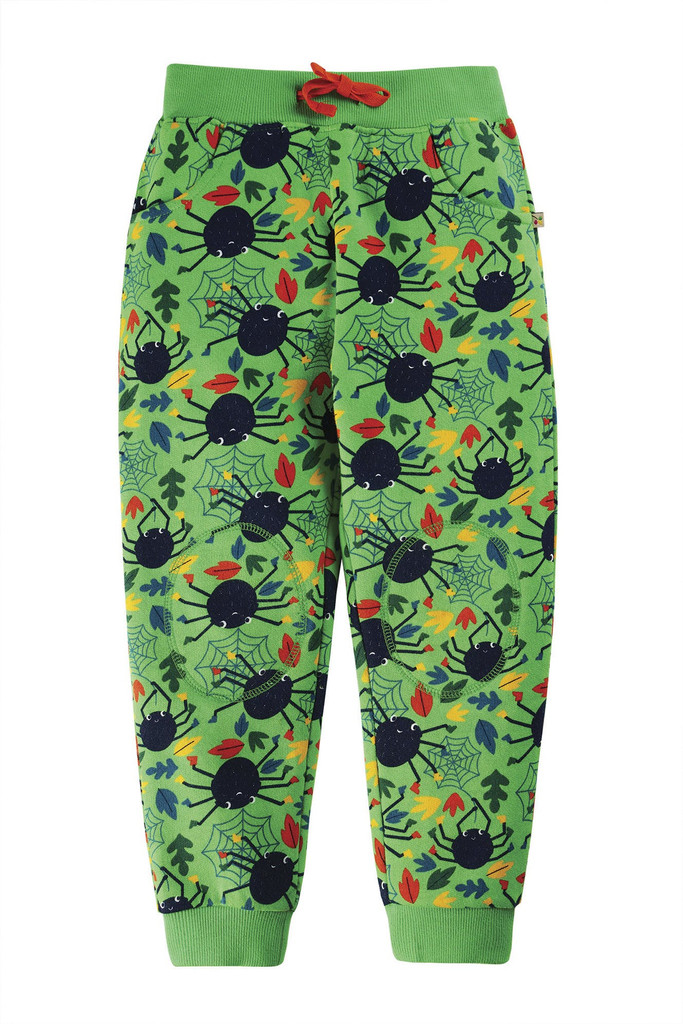 Printed Snug Joggers - Green Spiders