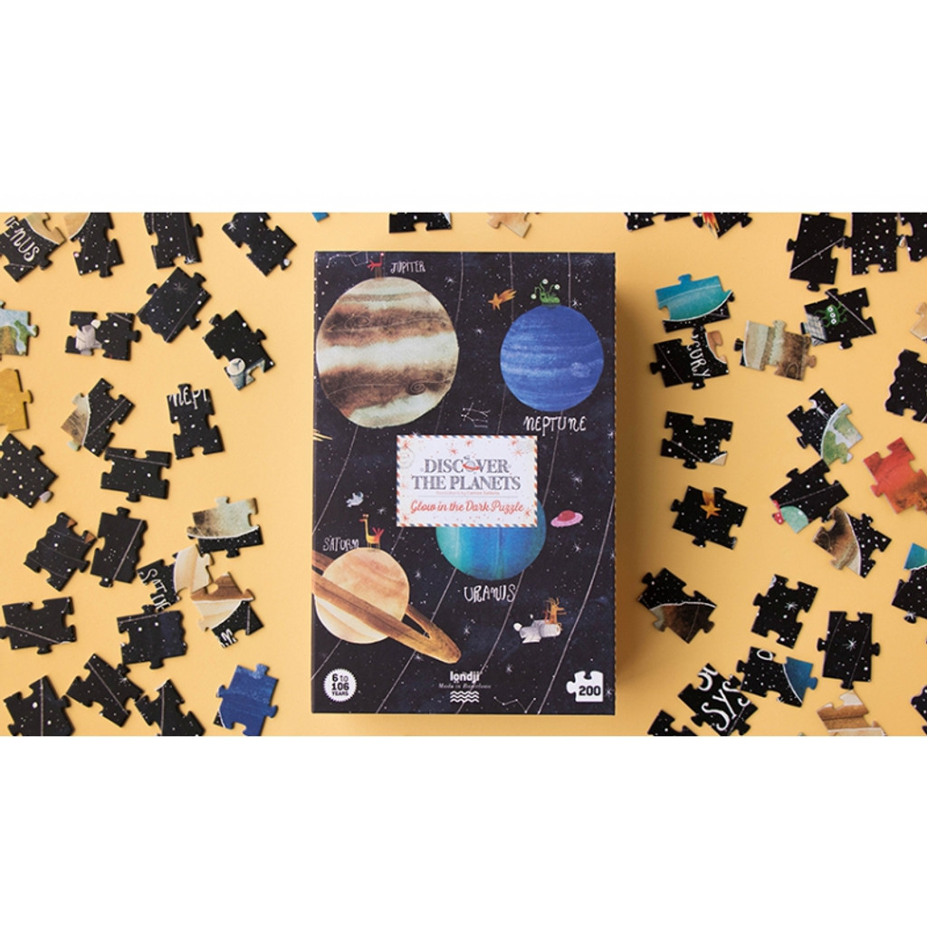 Discover The Planets Glow In The Dark Puzzle 200 Pieces