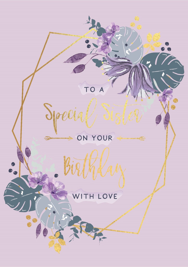 To a special Sister on your Birthday RP19