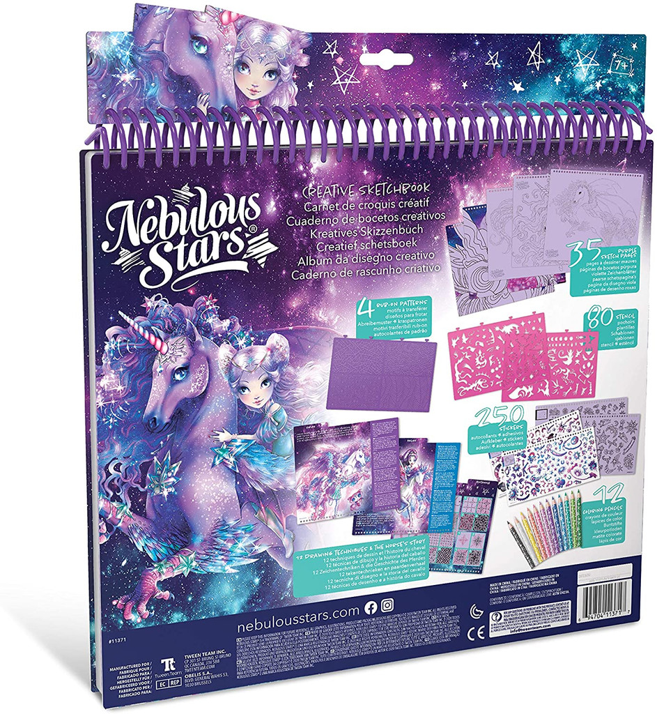Creative Sketchbook - Firiaz & Daliaz Fantasy Horses - Space Nebulous Stars