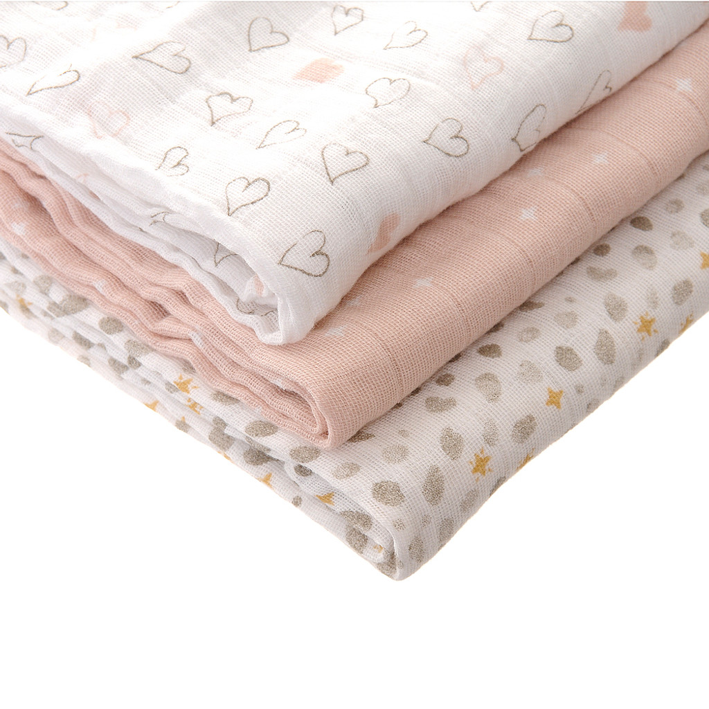 Dusky Pink Muslin Set