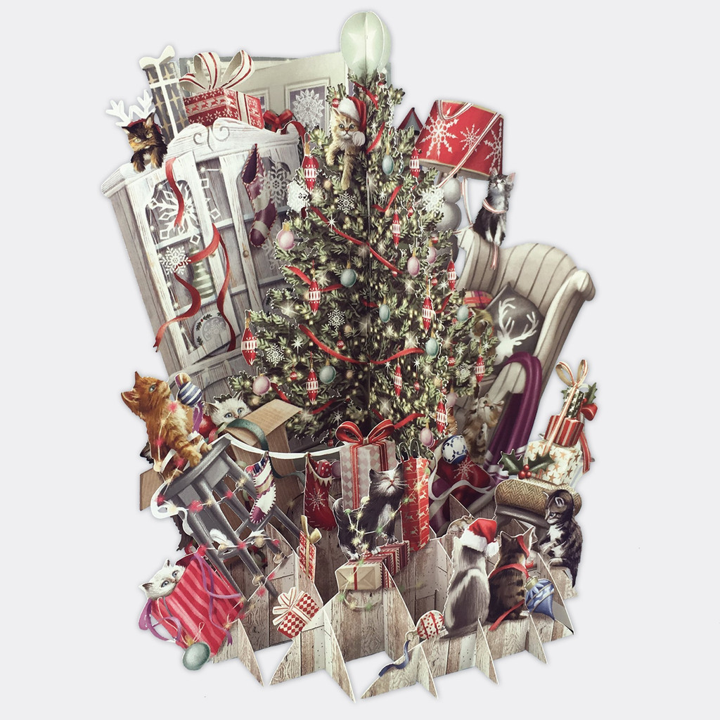 Hygge Tree - 3D Christmas Greeting Card XTW007