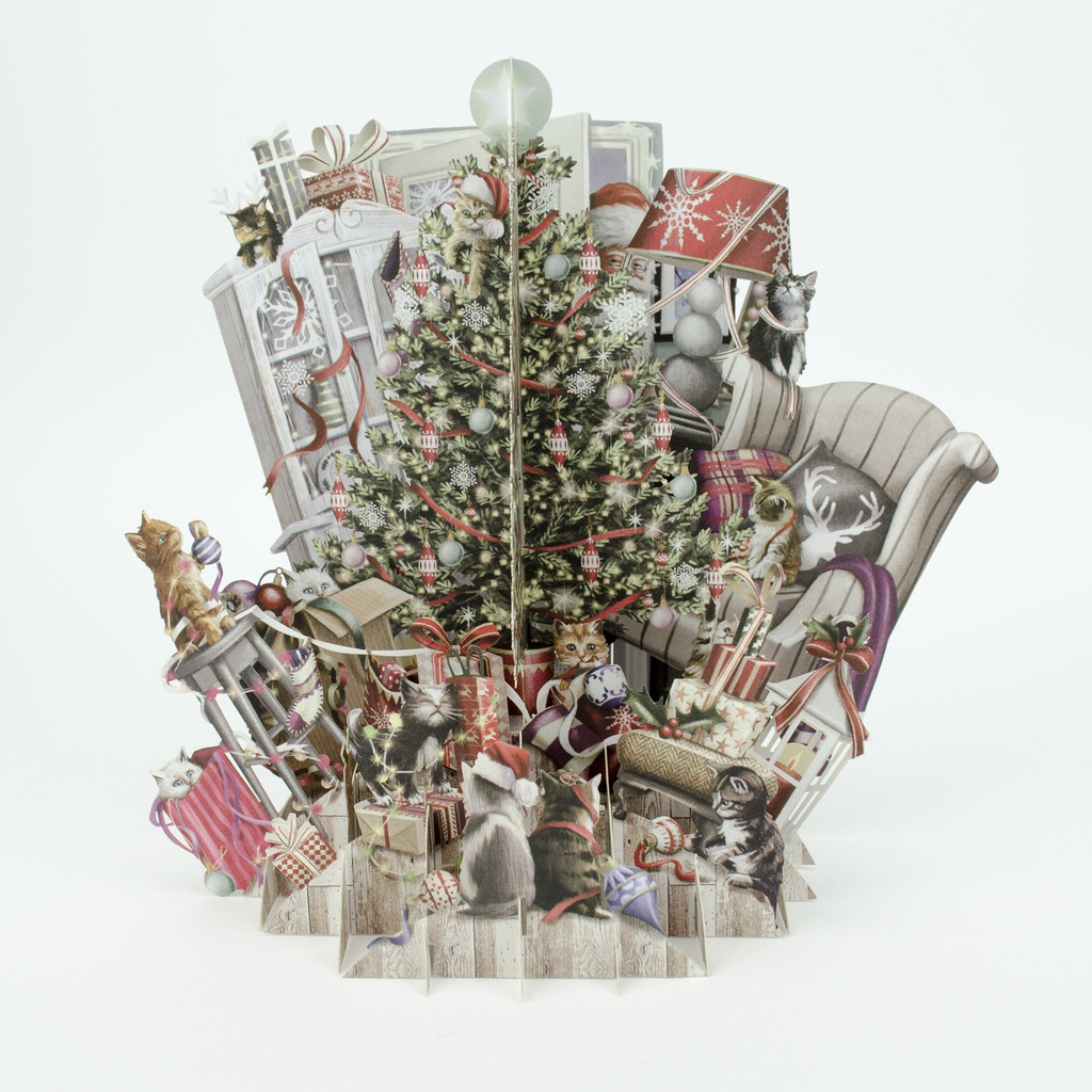 Hygge Tree - 3D Christmas Greeting Card XTW007