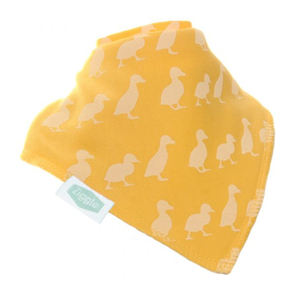 Waddling Ducks Yellow Dribble Bib