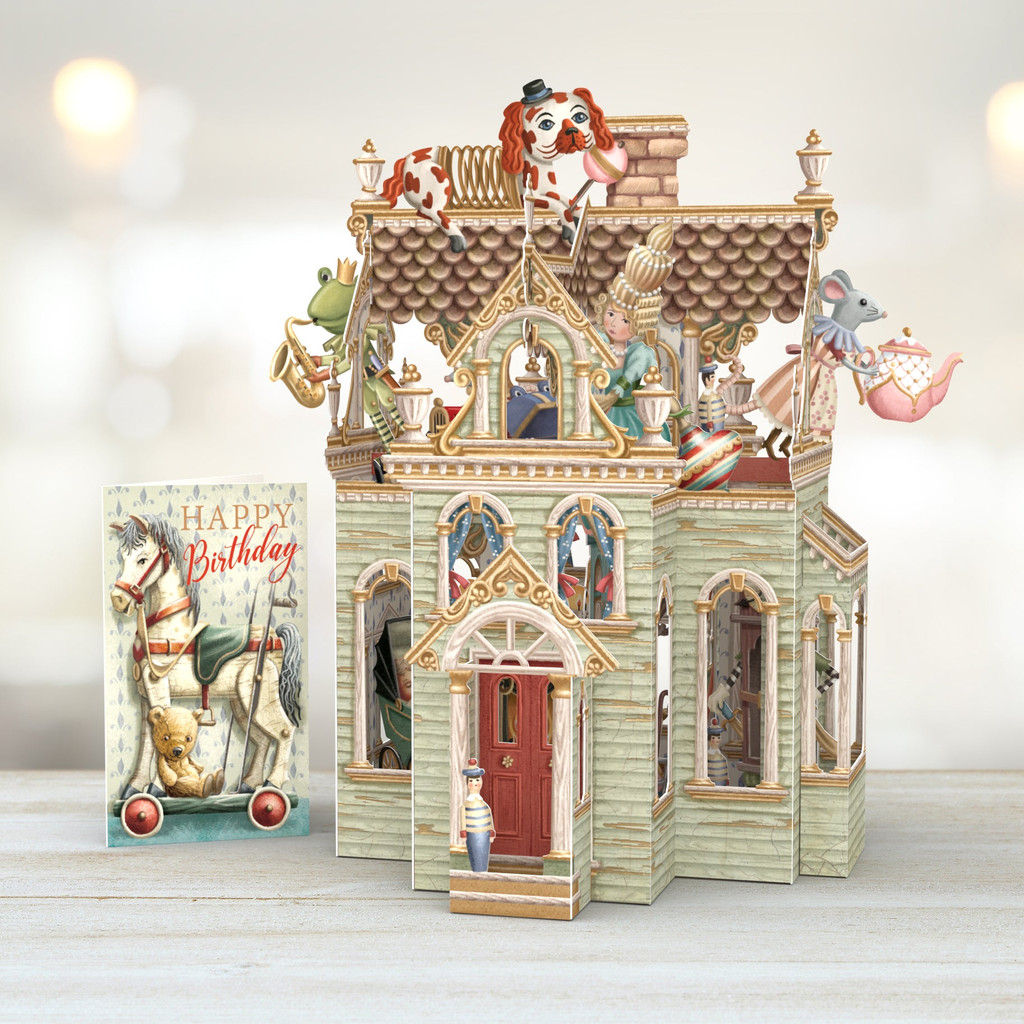 Doll's House - 3D Pop Up Greetings Card 3D033