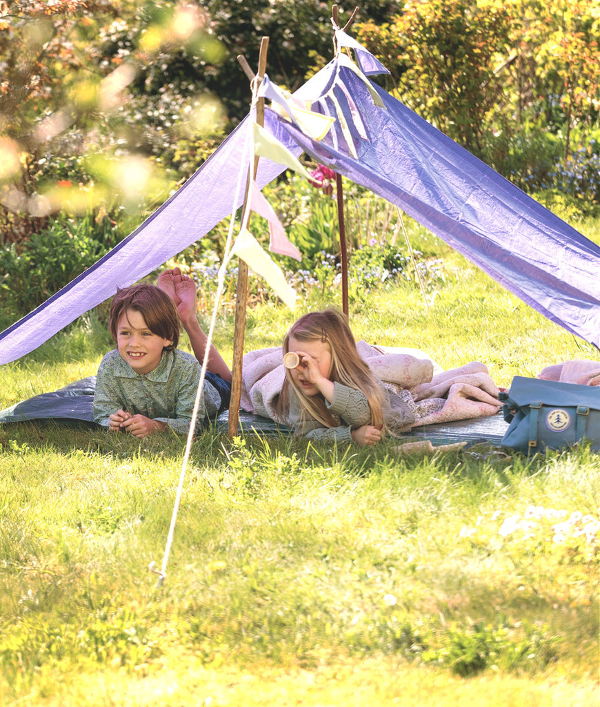 Cottage Garden Den Kit With Pastel Shades Bunting