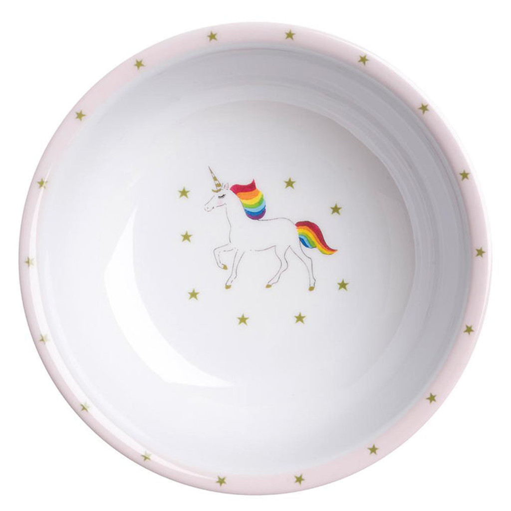 Unicorn Childrens Melamine Baby Bowl