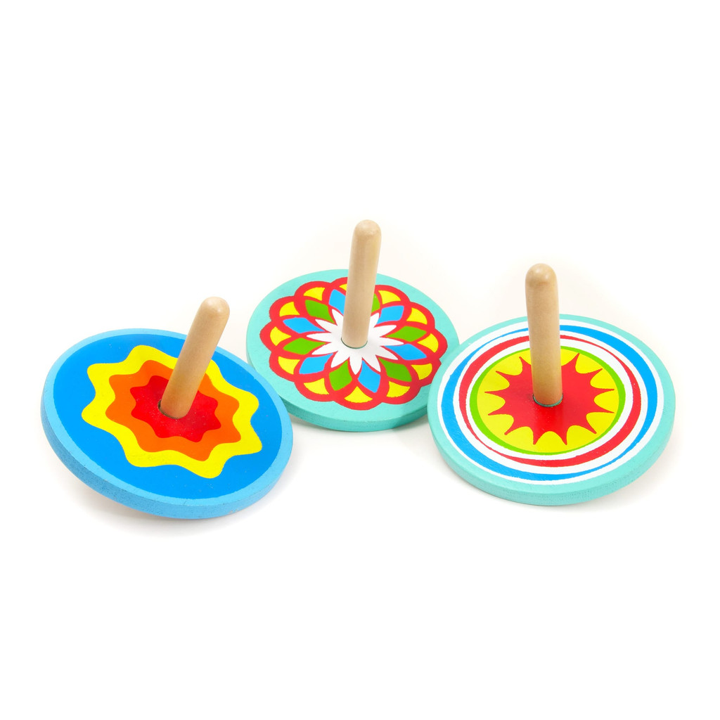 Mini Wooden Spinning Top