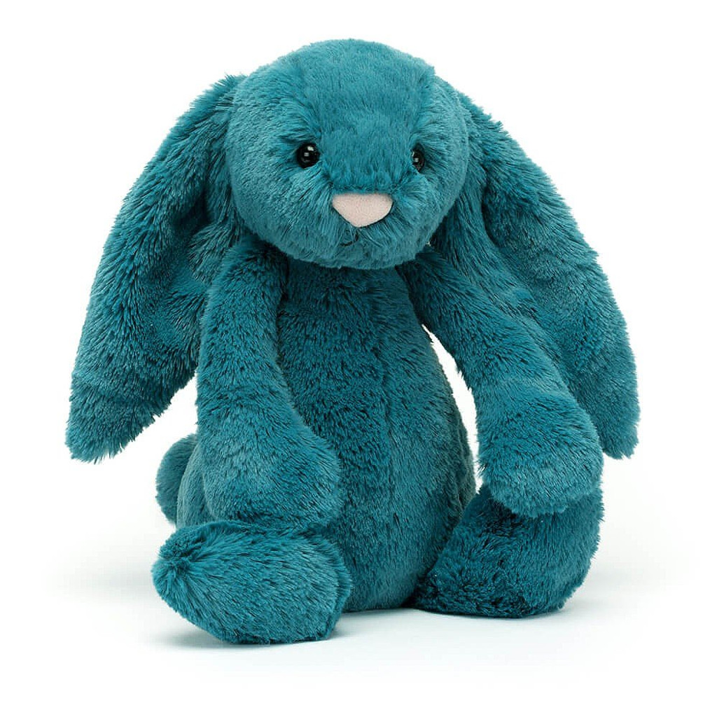 Medium Bashful Mineral Blue Bunny