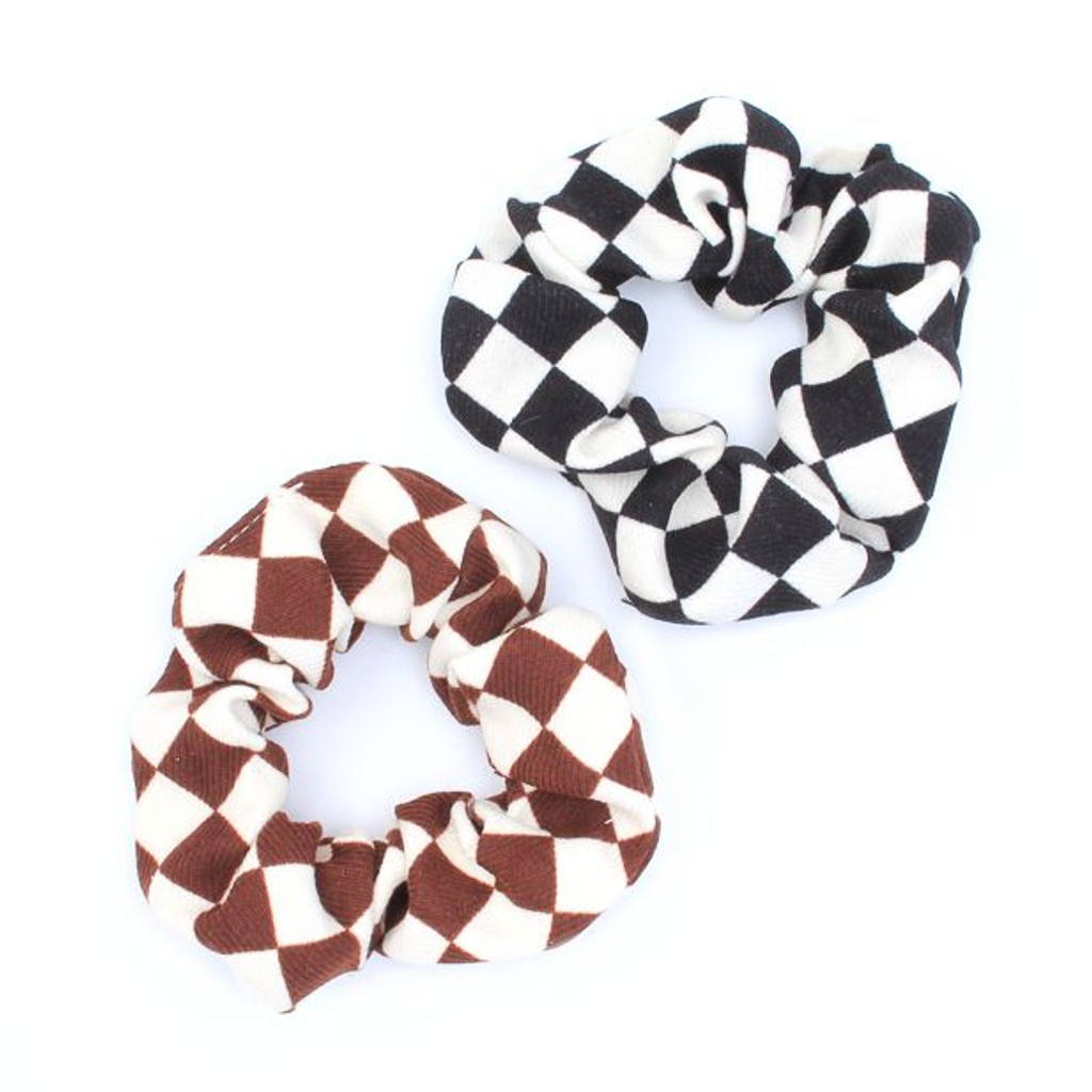 Checkerboard Scrunchie